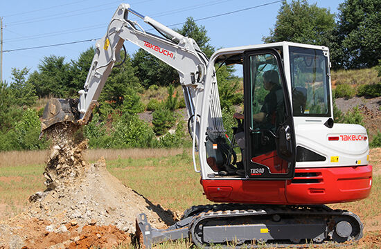 Takeuchi Compact Medium Digger Excavator TB240