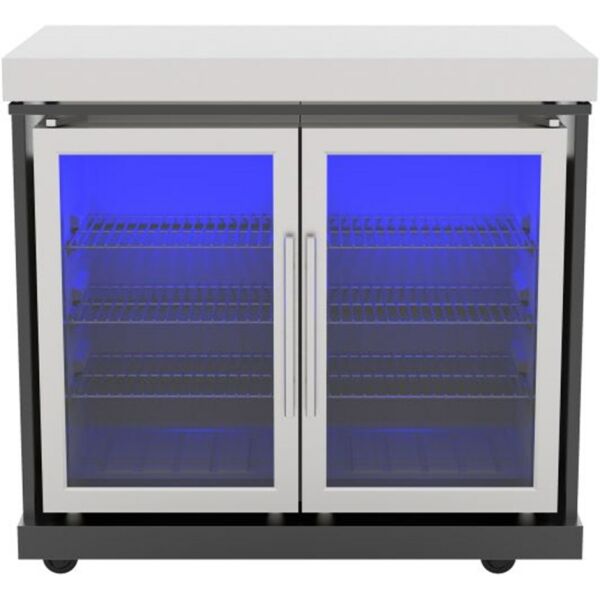 Ambassador Twin Fridge Module Black